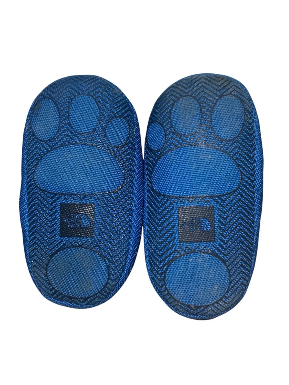 The North Face Baby Royal Blue Fleece Booties - Sz 4 (6-12 months)